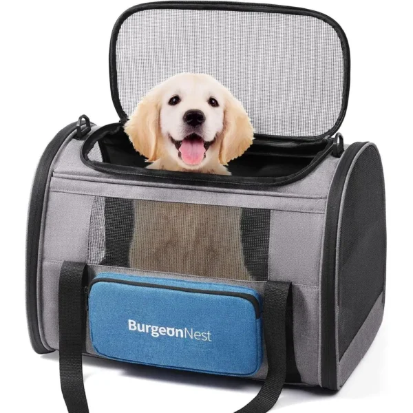 Soft-Sided Pet Carrier for Small Dogs Medium Puppy Under 25 lbs,